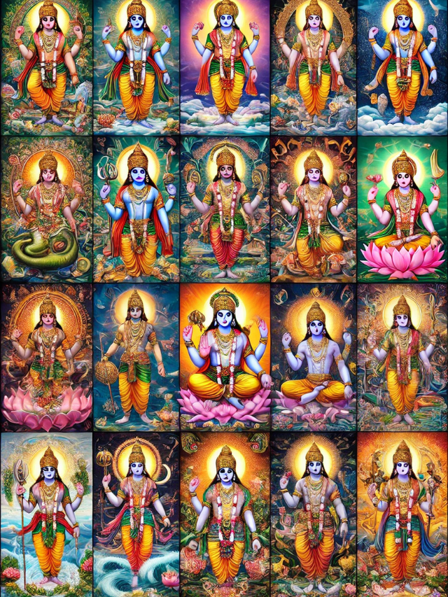 Names of 24 forms of Lord Shri Hari